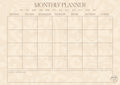 Sandy Monthly Planner